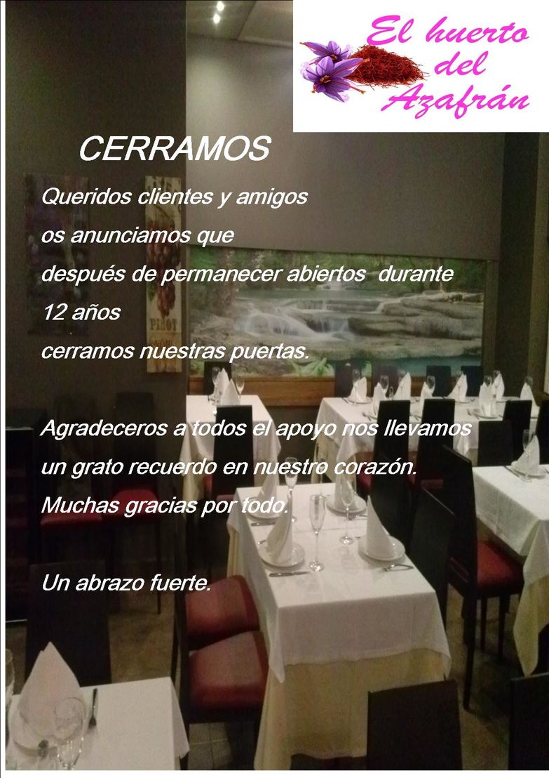 CERRAMOS MUCHAS GRACIAS